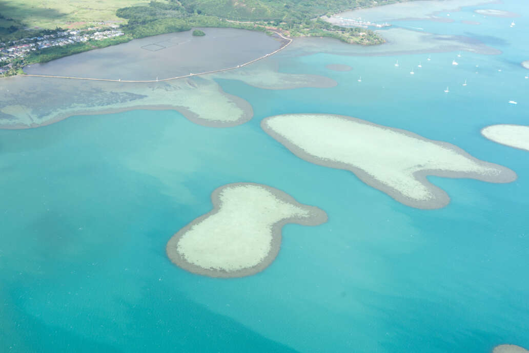 Aerial View of Kaneohe Sandbar