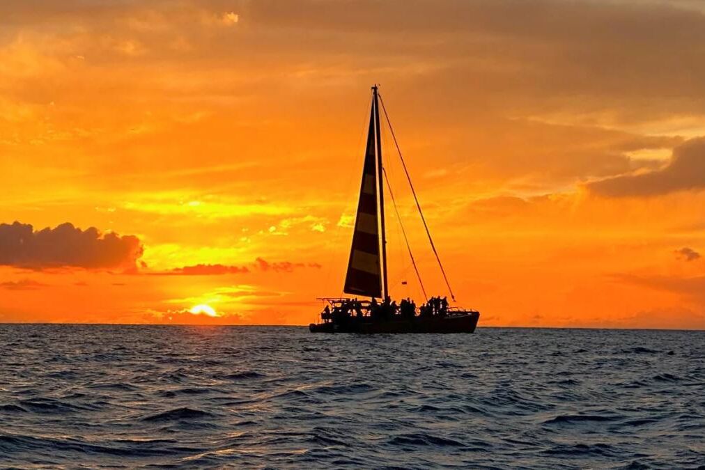 Sunset Booze Cruise with Open Bar - Na Hoku III Catamaran