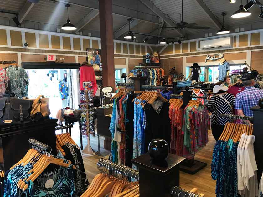 Nona's Tropical Threads, a clothing store in Hukilau Marketplace
