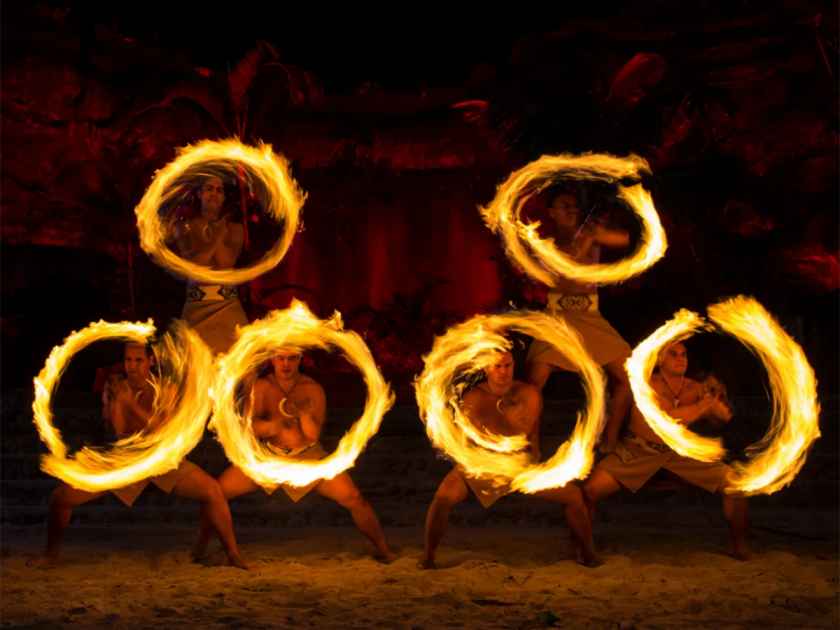 Fire dance at Polynesian Cultural Center