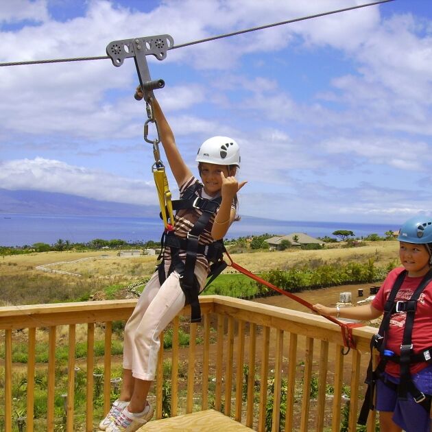 Paradise Eco-Adventures - Lahaina Zipline Tour, Aquaball Ride & Fruit Tasting