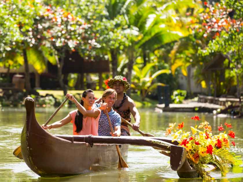 Canoe Ride at Polynesian Cultural Center