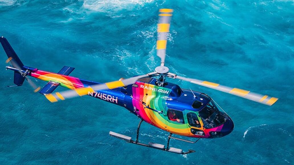 Rainbow Helicopter