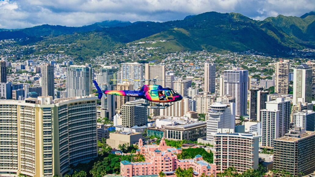 Rainbow Helicopter