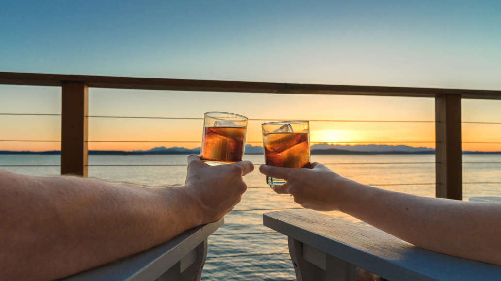 Sunset cruise on the Holokai Catamaran