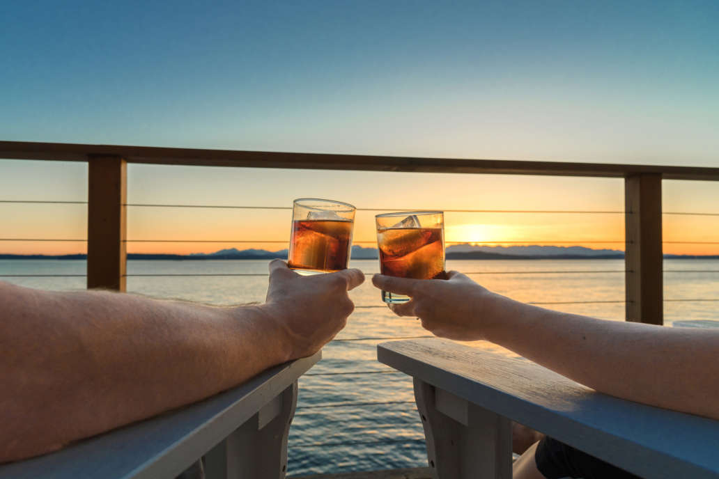 Sunset cruise on the Holokai Catamaran