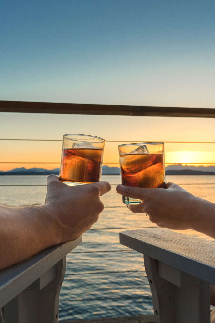 Sunset cruise on the Holokai Catamaran