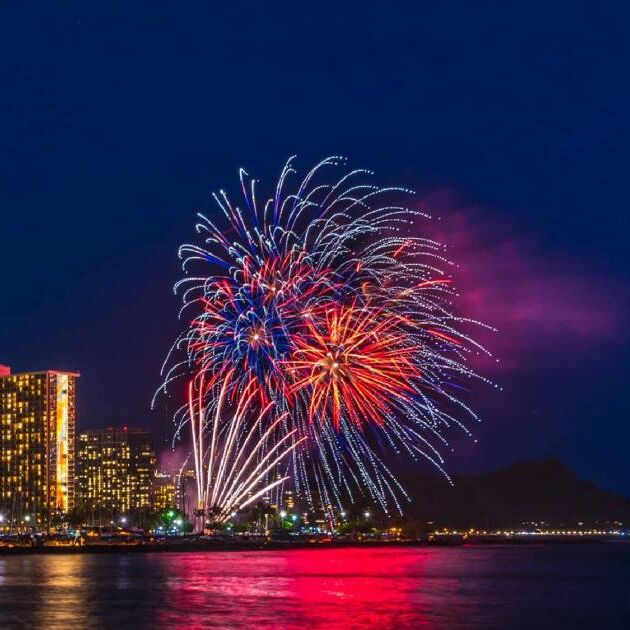 Honolulu Fireworks Boat Cruise Group & Private Charters - Three Tiki Sailing