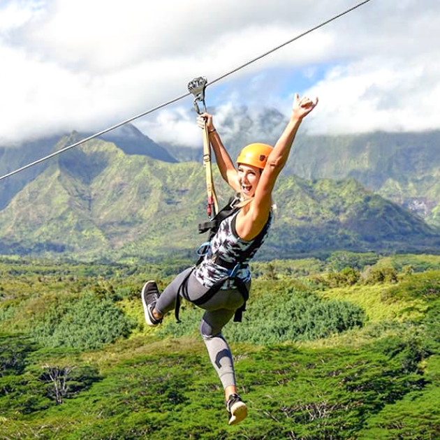 Treetop Canopy Zipline & Swimming Adventure