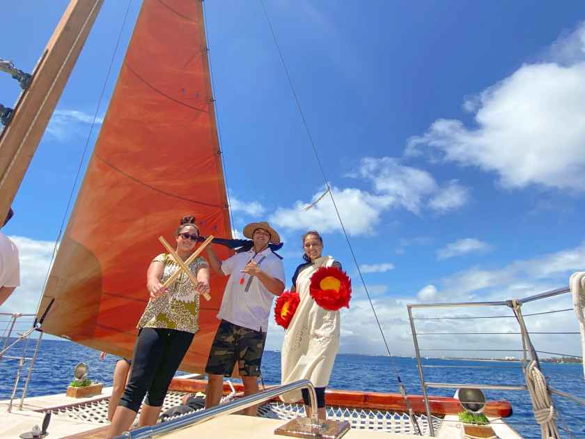 Semi-Private Polynesian Canoe Sail & Hands-On Cultural Experience Tour