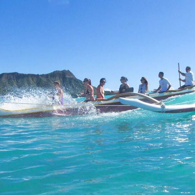 Outrigger Canoe Surfing with Waikiki Beach Boys