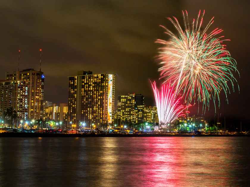 Waikiki Fireworks