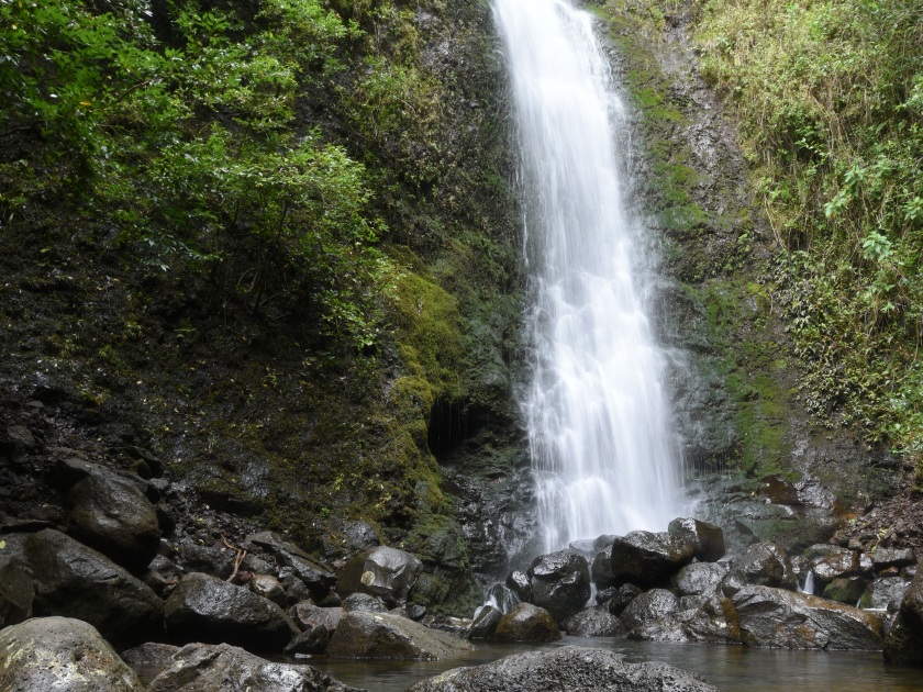 Lulumahu falls on Oahu