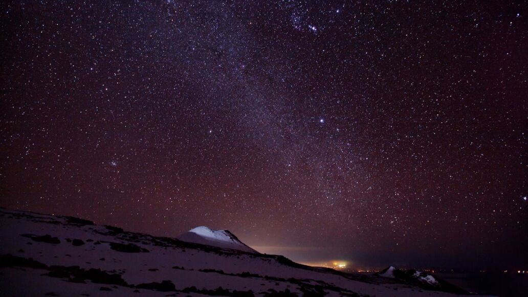 Milky,Way,Galaxy,Near,Mauna,Kea,Summit,(big,Island,,Hawaii)