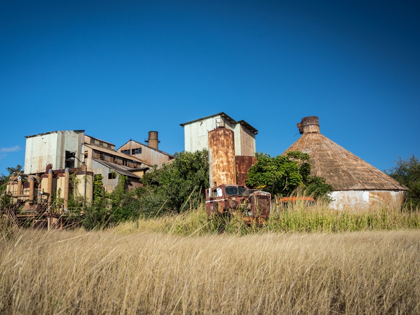 Old,Abandoned,&,Derelict,Sugarcane,Factory,On,The,Small,Island