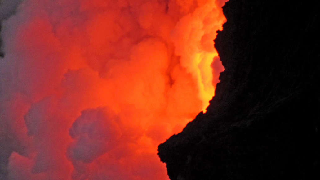 Into the Volcano: Where Lava Meets the Sea