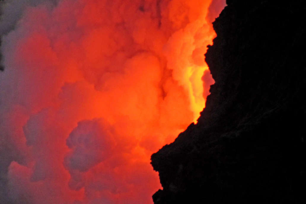 Into the Volcano: Where Lava Meets the Sea