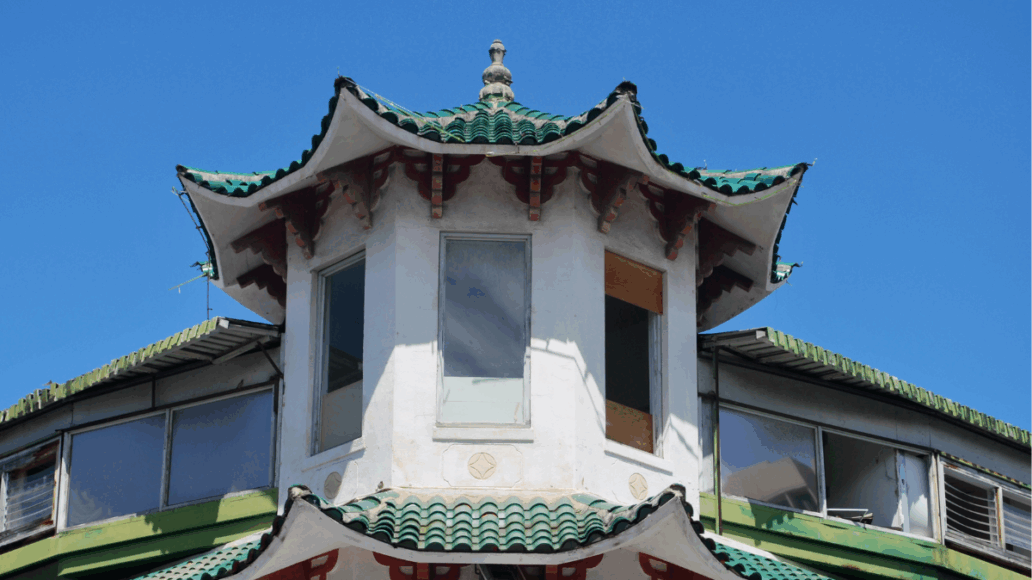 Chinatown Rooftops in Honolulu