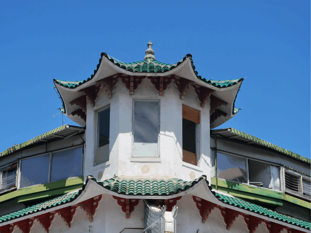 Chinatown Rooftops in Honolulu